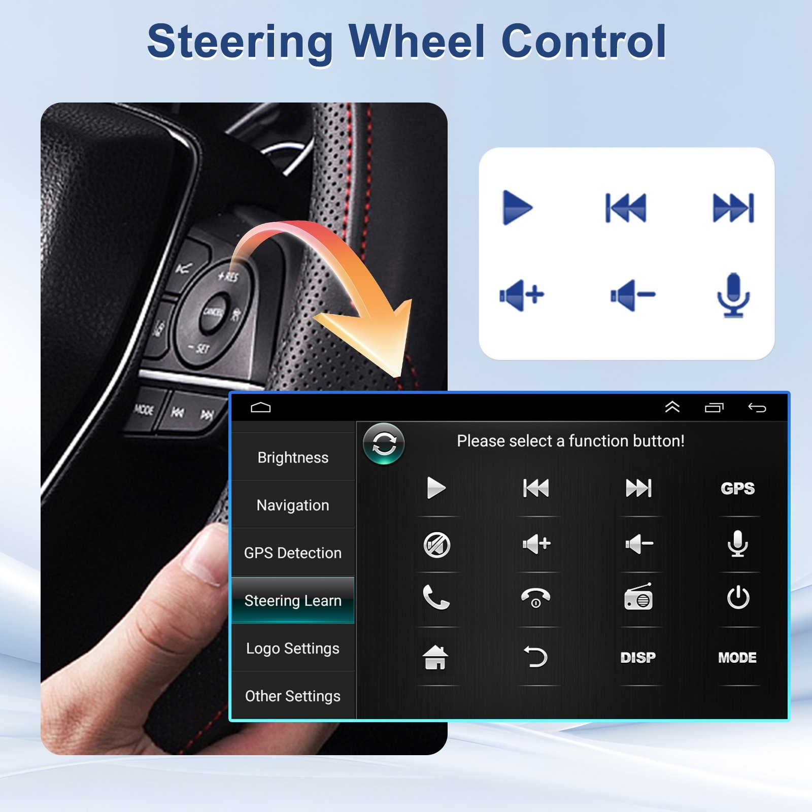Android Wireless Carplay Car Stereo WIFI GPS Navi Radio For Kia Sorento 2004-08