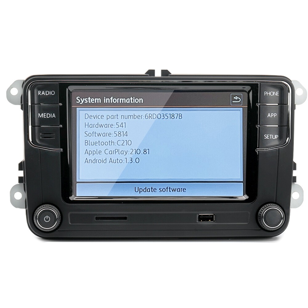Noname RCD360 PRO RCD330 187B Android Auto Carplay Radio For VW Golf Tiguan US