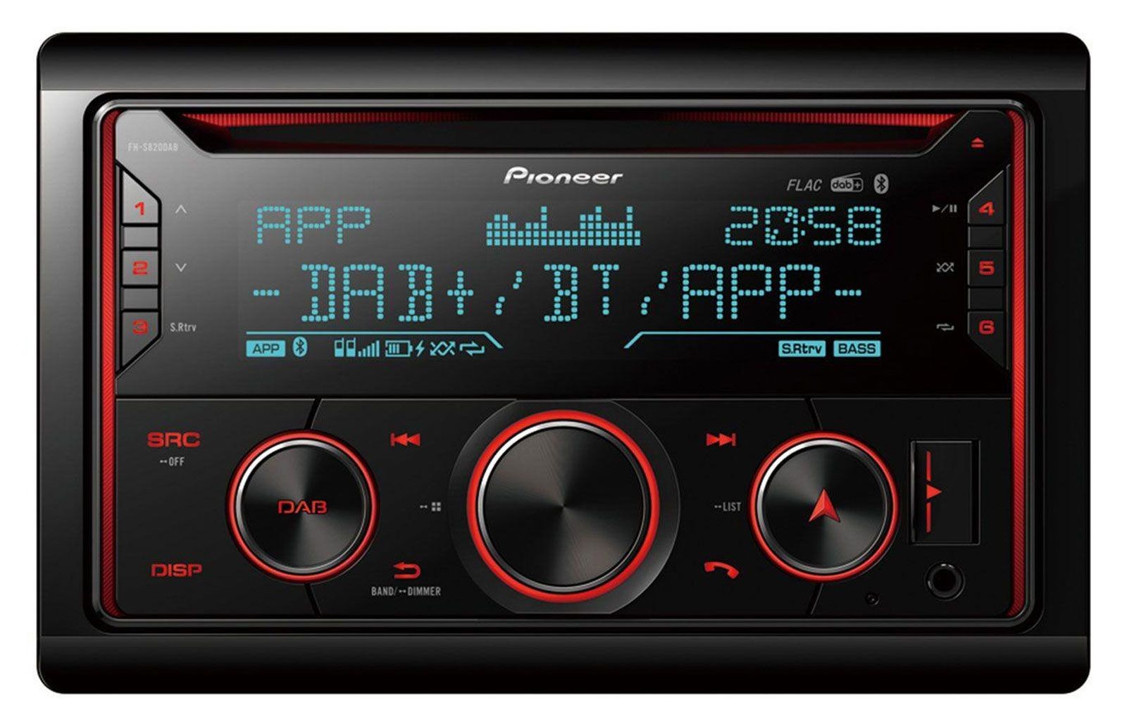Pioneer 2DIN DAB MP3 Bluetooth USB CD Car Stereo for Seat Altea Altea XL Toledo a