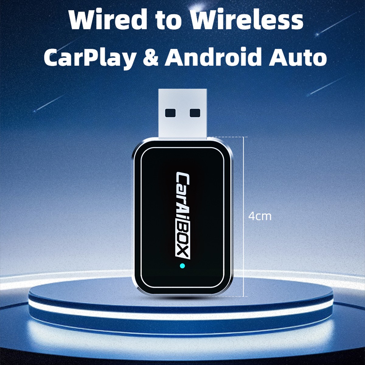 Wireless CarPlay Adapter USB Wireless Carplay Dongle For iPhone Apple Plug&Play^
