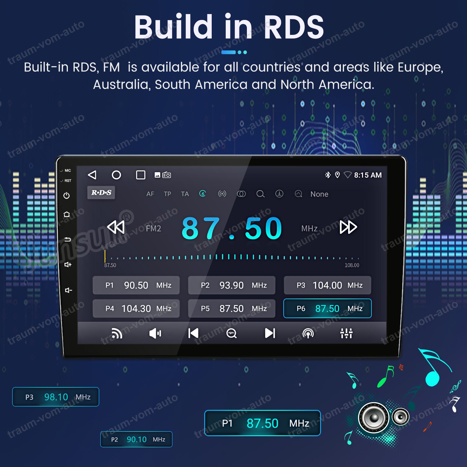 Car Stereo Radio GPS Navi Carplay 64GB For Ford F-150 F150 2009-2012 WIFI RDS BT
