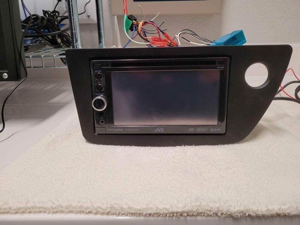 JVC KW-AV61 radio for Acura RSX and radio faceplate