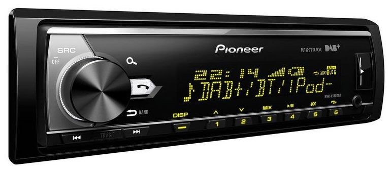 Pioneer Bluetooth USB DAB MP3 Car Stereo for Lancia Y from 12 Gloss Black