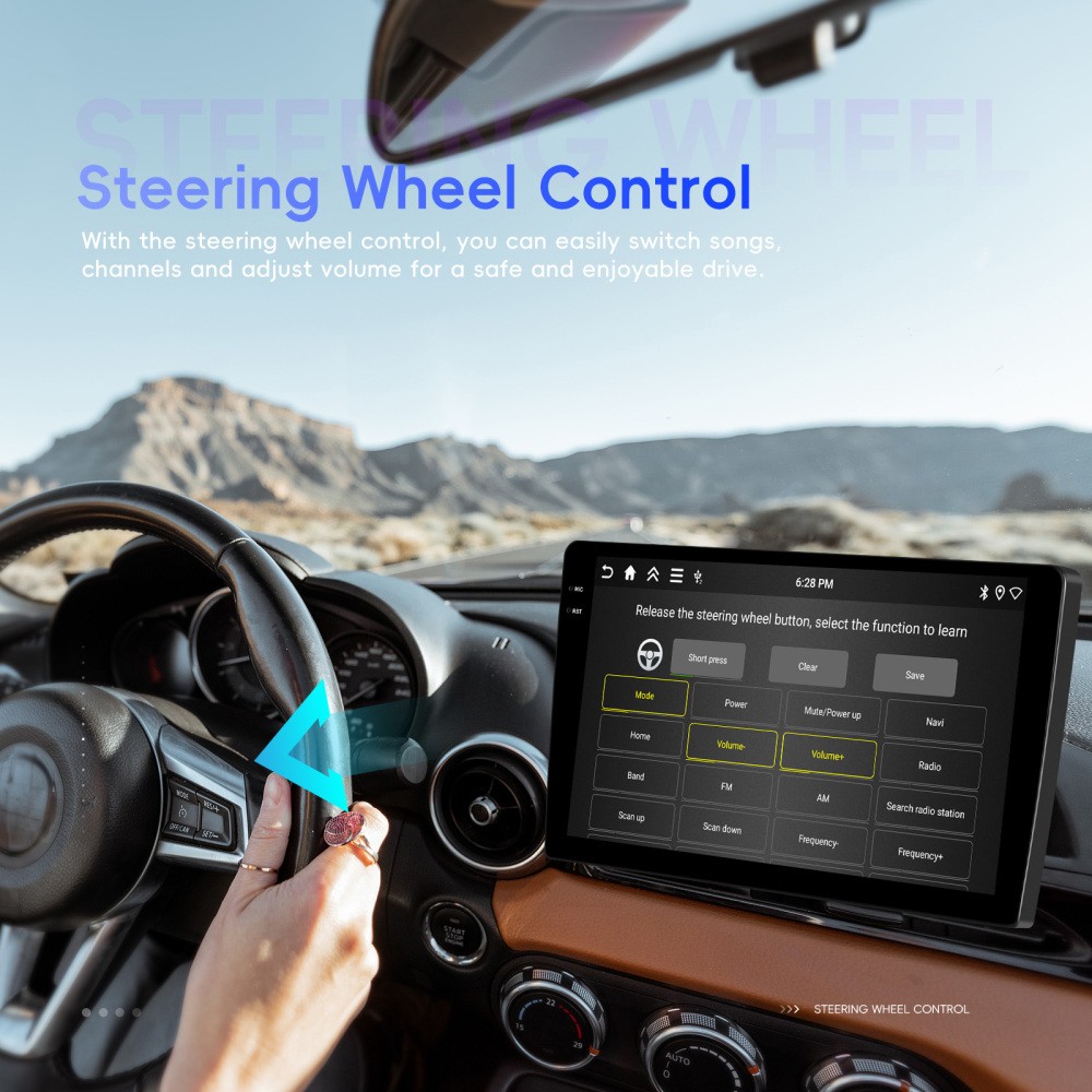 4+128GB Carplay Car Stereo Radio Android 15 GPS Navi For Dodge Charger 2011-2014