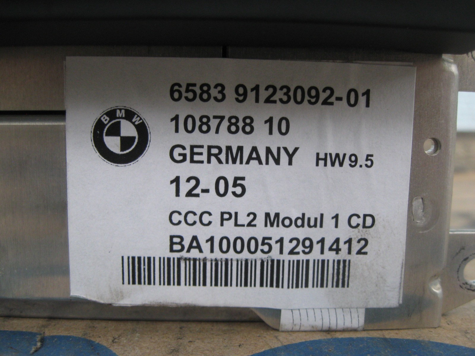 2006-2007 BMW E90 E92 325 328 330 335 OEM Radio CD DVD Navigation GPS Head Unit