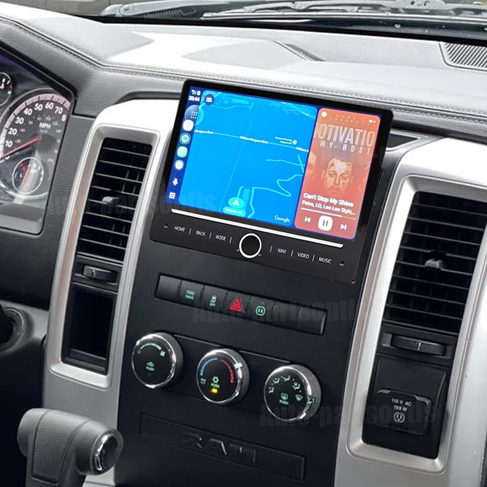 For Dodge Jeep Chrysler 4+64G Car Radio Stereo GPS Nav Carplay Android 14+Camera