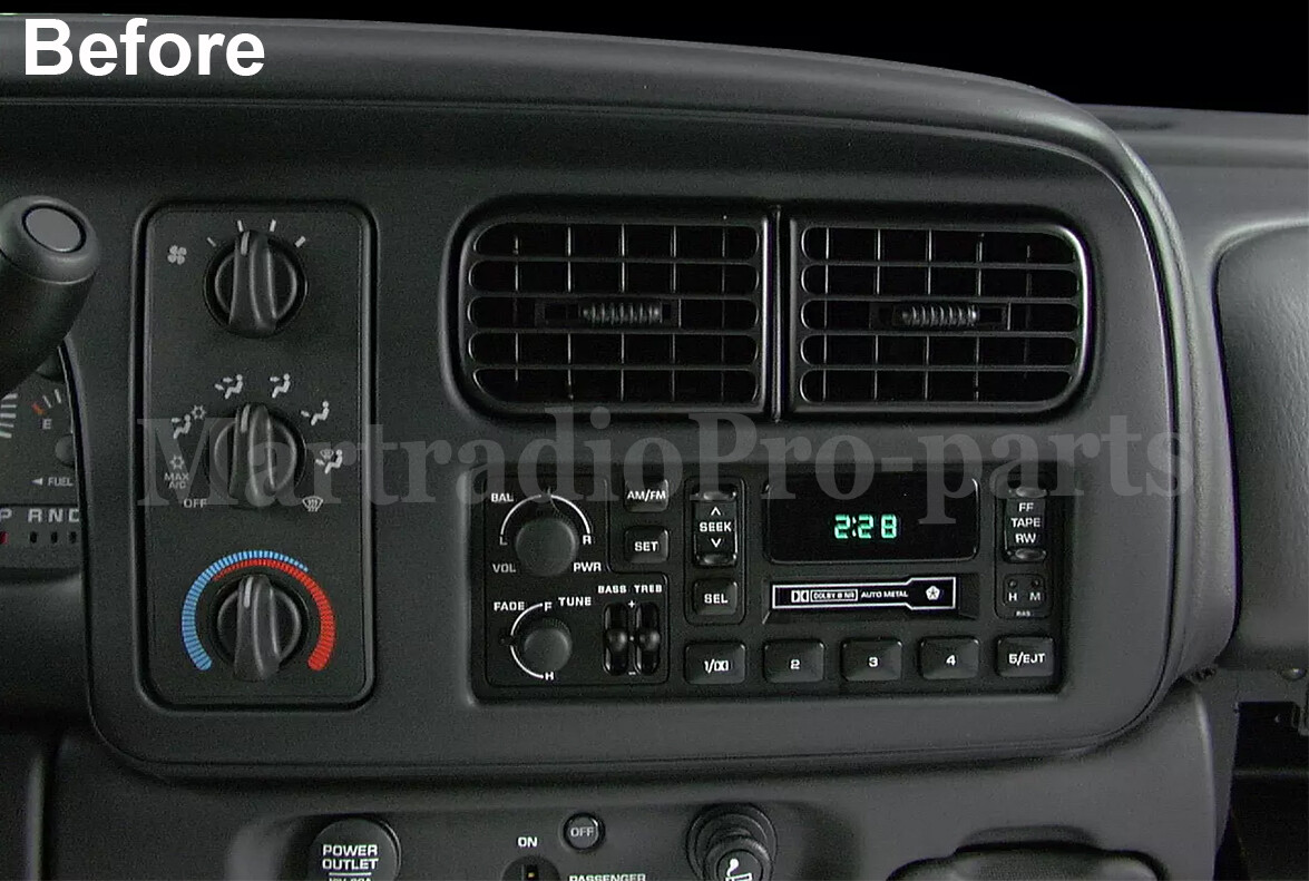 Radio de coche Android 13 para 1987-2000 Dodge Dakota Apple Carplay WiFi estéreo