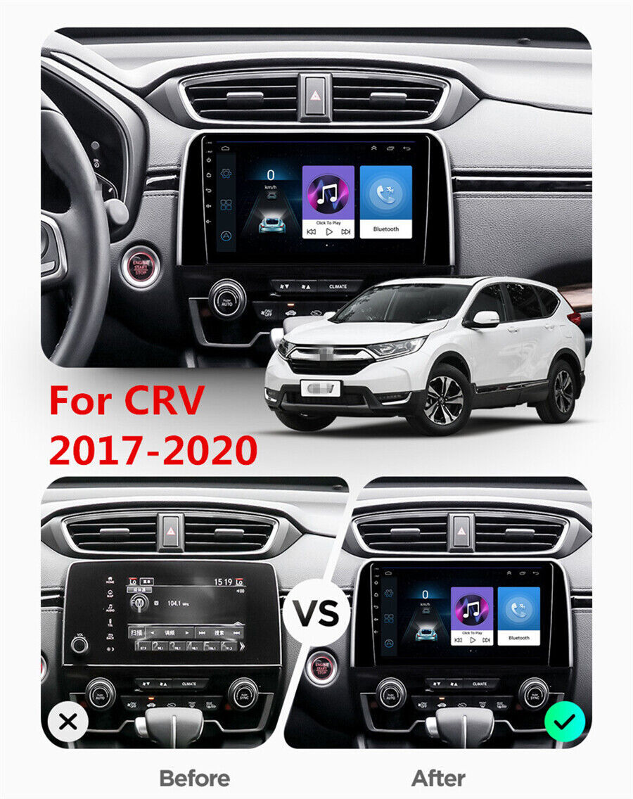 For Honda CRV 2017-2021 Car Radio Stereo Apple Carplay Android 13.0 GPS Navi 64G