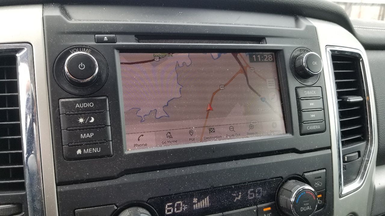 19 NISSAN TITAN RADIO AUDIO DISPLAY RECEIVER WITH NAVIGATION 259159FU0B