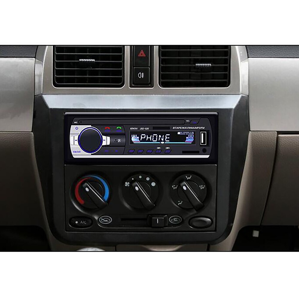 60W MP3/MP4/MP5/WMA/WAV/FLAC 12V Radio FM Remote Car Player Stereo Receiver Kit