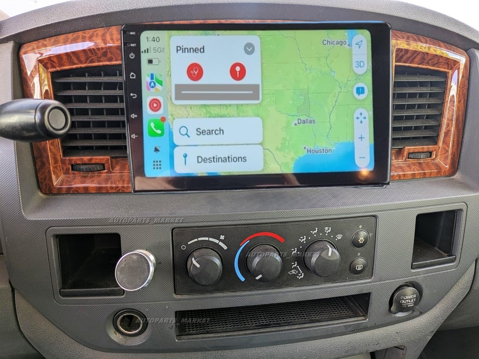 Android 13 For 2006-2008 Dodge Ram 1500 2500 3500 CarPlay Car Stereo Radio GPS