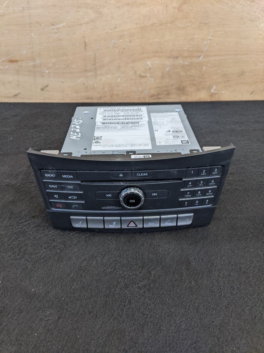 MERCEDES E-CLASS S212 SAT NAV CD RADIO HEAD PLAYER CONTROL UNIT A2189005607