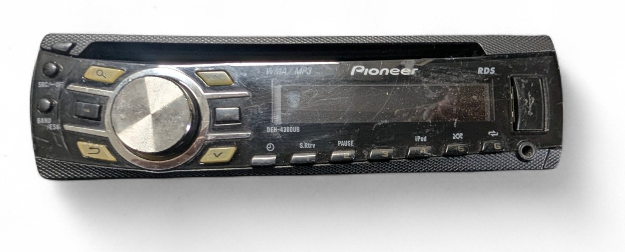 PIONEER DEH-4300UB CAR RADIO STEREO MP3 USB AUX CD PLAYER FACEPLATE ONLY