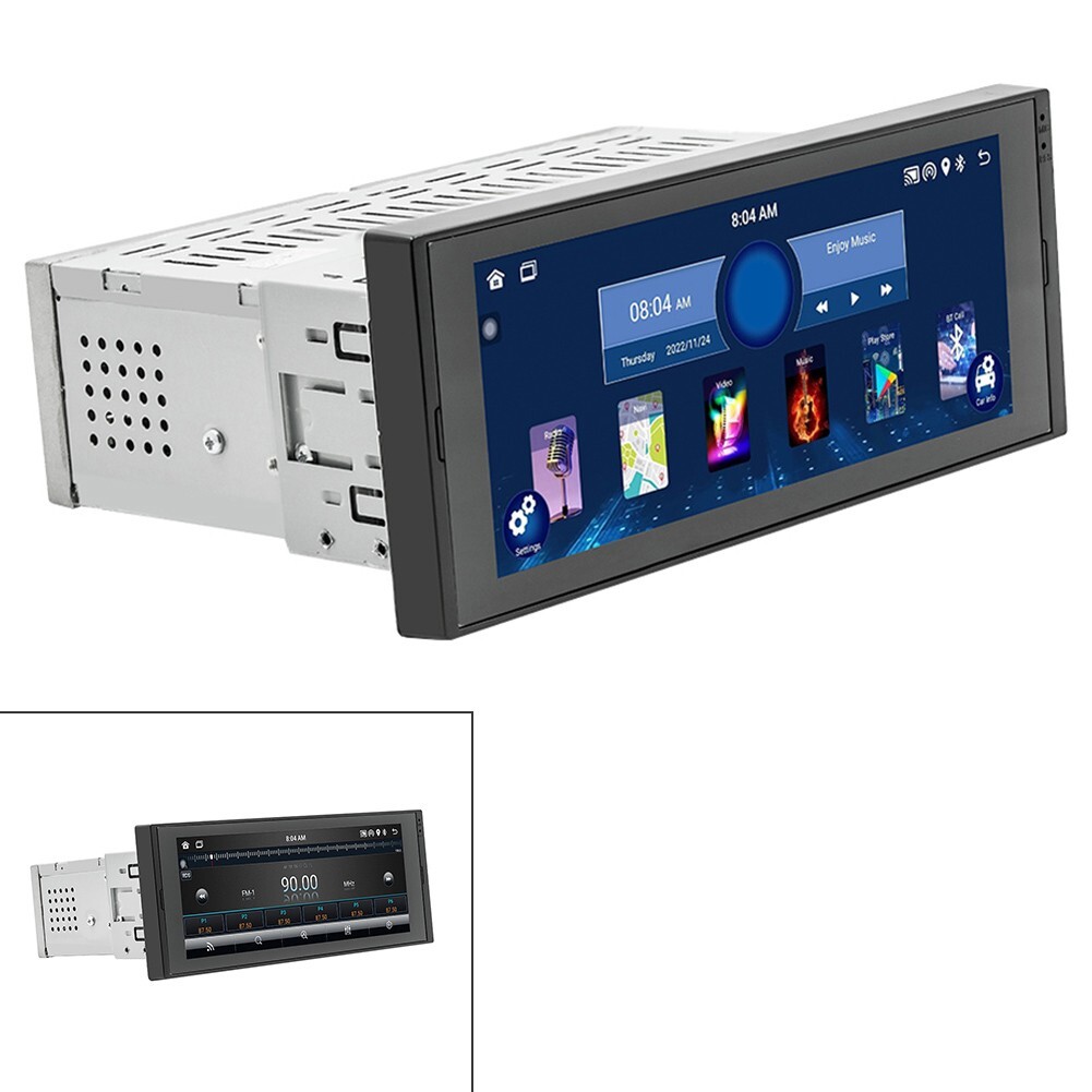 6.8Inch AN 12 1 DIN With Carplay GPS Touch Screen Car Radio HD Screen MP5 Player