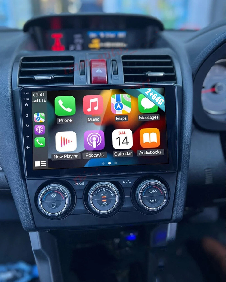 Car Radio Stereo Carplay For 2014-2015 Subaru XV Crosstrek 2+32G 9inTouchscreen