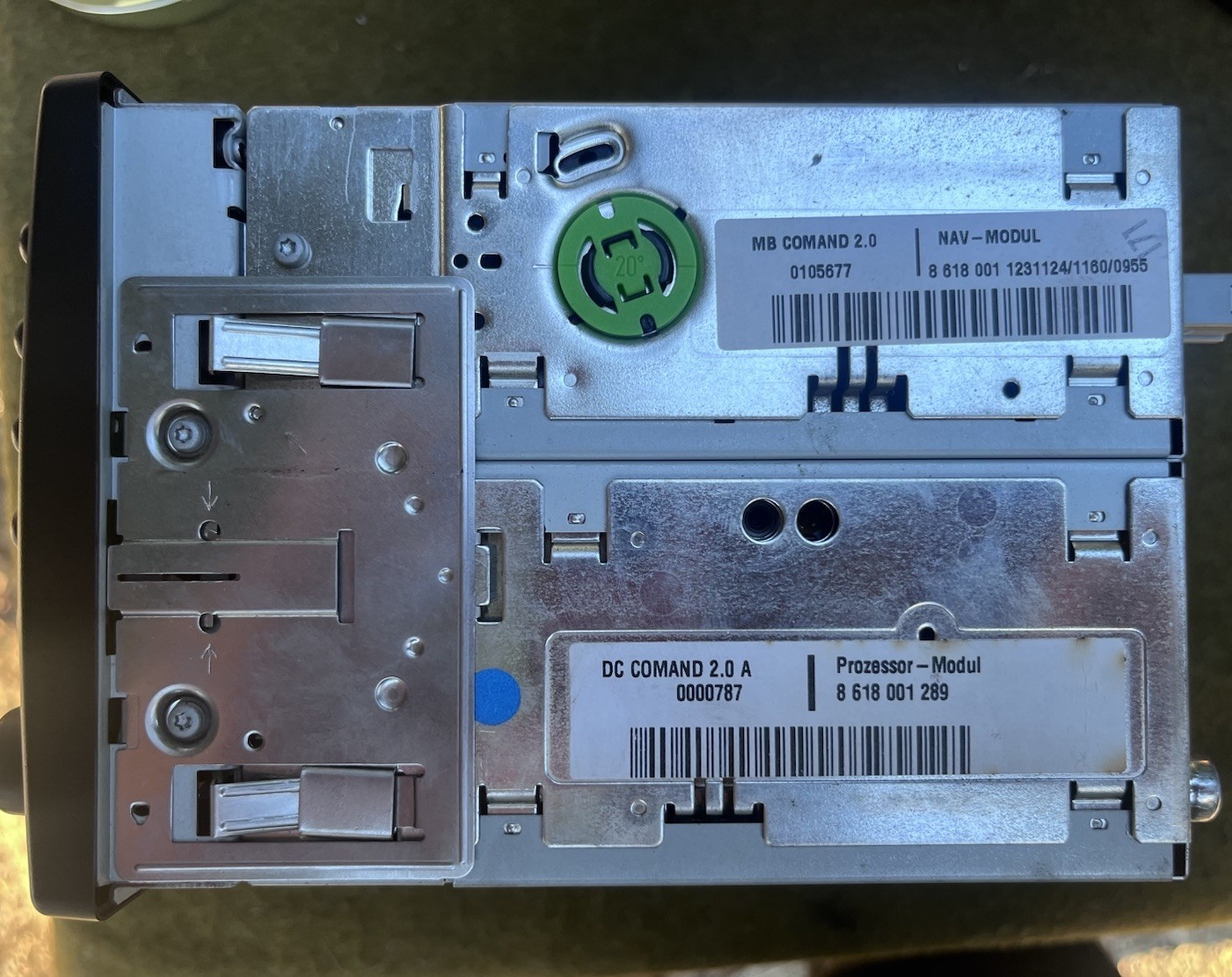 00-03 MERCEDES W210 W208 CLK430 E320 AM/FM RADIO NAVIGATION HEADUNIT SCREEN OEM
