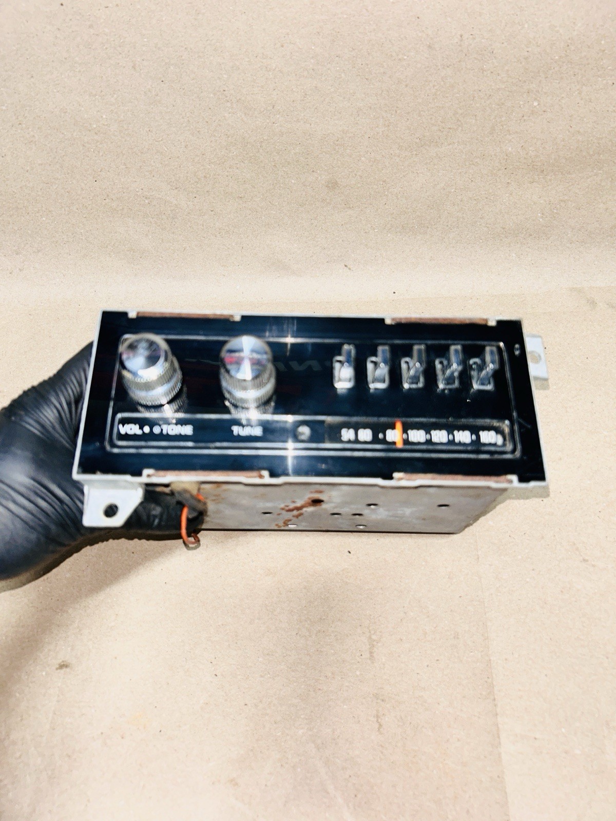 1975-1980 Dodge Truck OEM Radio Tuner AM Only Pushbutton Ramcharger ORIGINAL