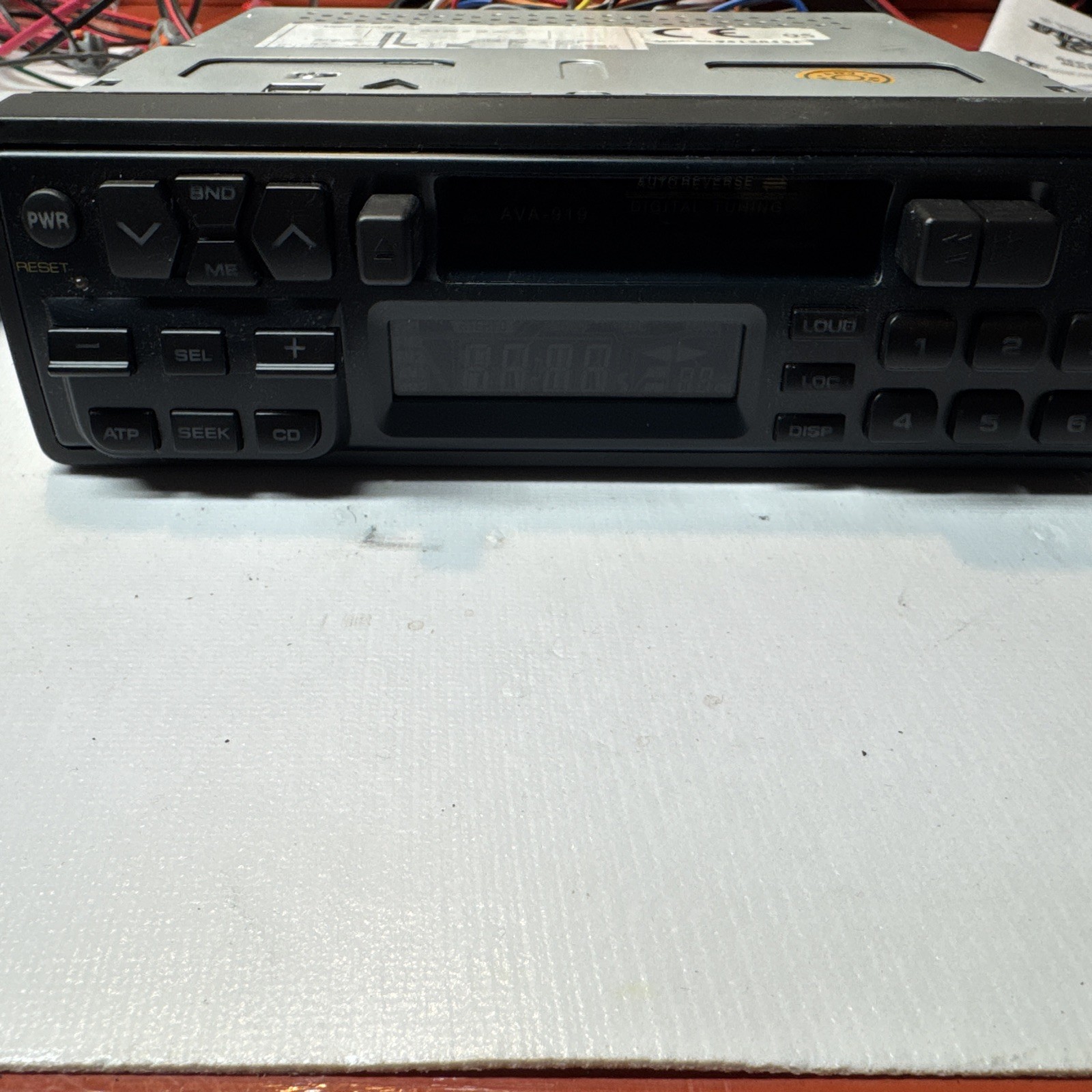 Vintage Boss Audio Stereo Cassette Player ModelCar AVA-919