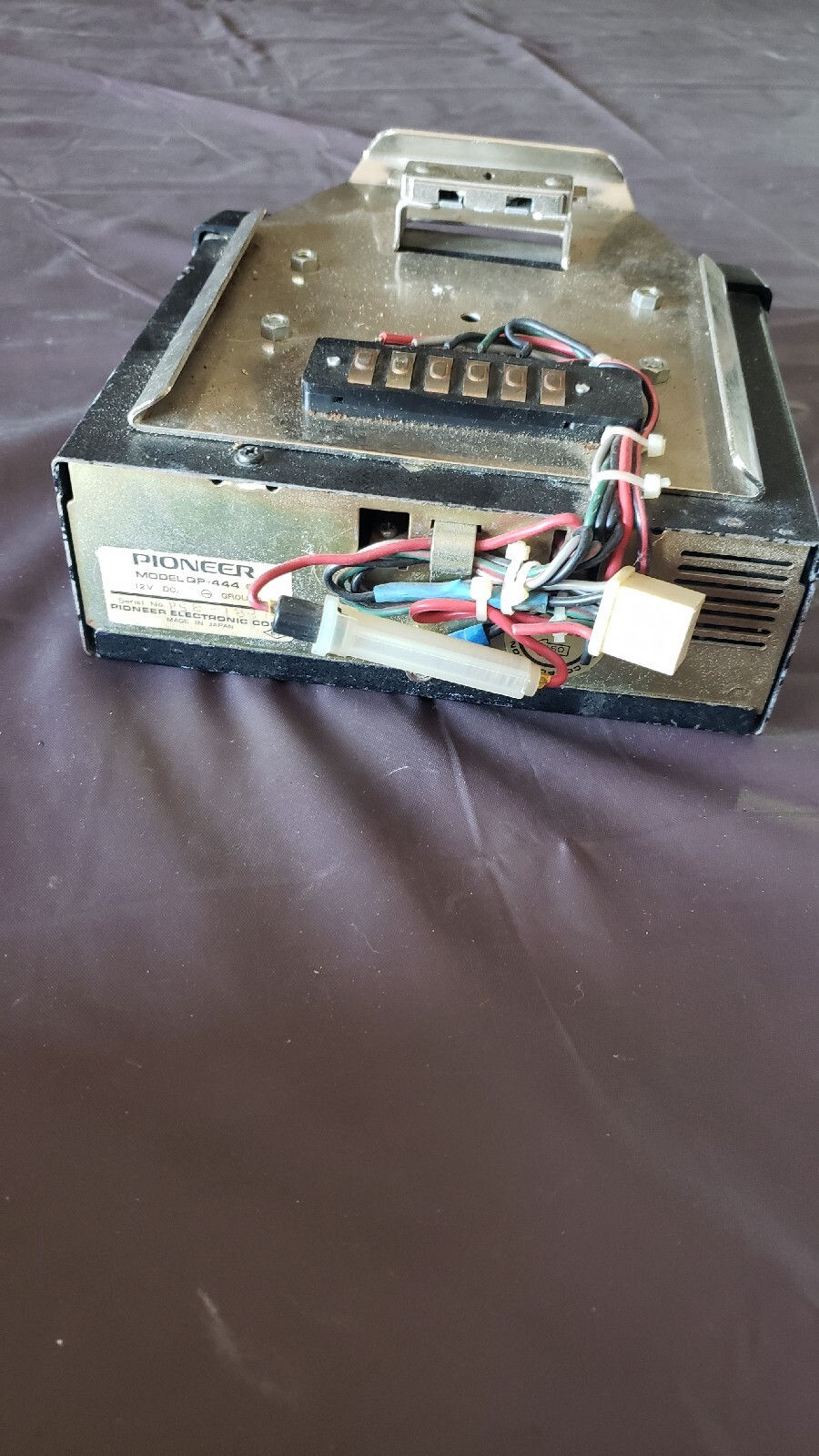 VTG RARE Pioneer QP-444 8 Track Player For ROLLS ROYCE SILVER SHADOW CORNICHE W2