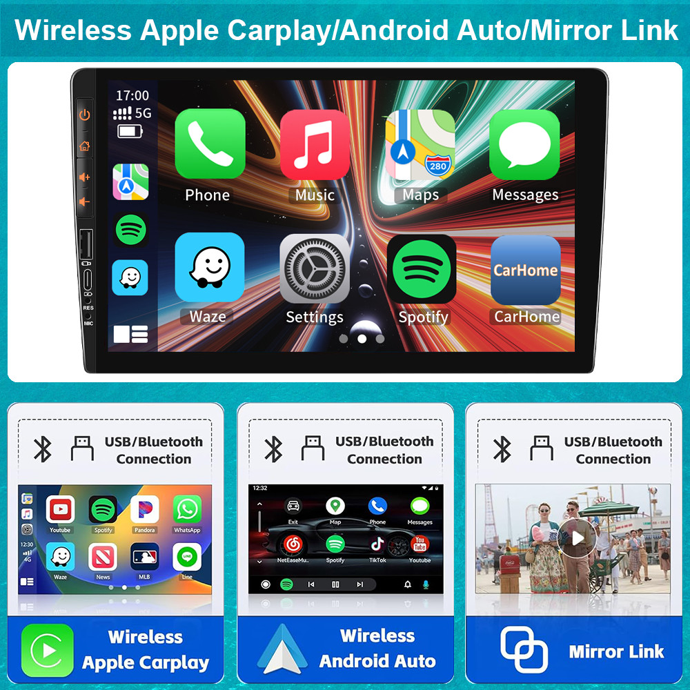 10.1” Android 13 For Toyota Tacoma 2005-2013 Car Carplay GPS 4+64G Radio Stereo