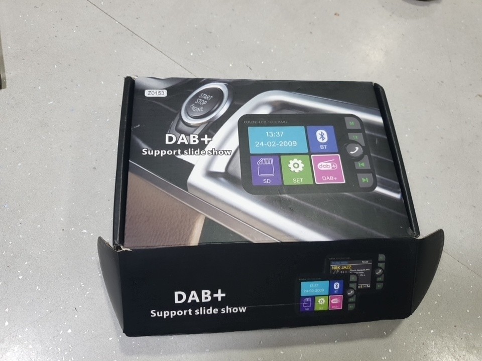 DAB+ with BT & SD card support slide show new