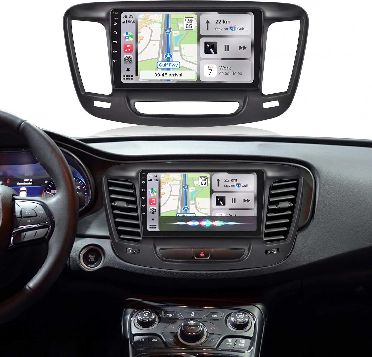 Android 15 For Chrysler 200 200C 2015-2017 CarPlay Car Stereo Radio WIFI 4+64GB