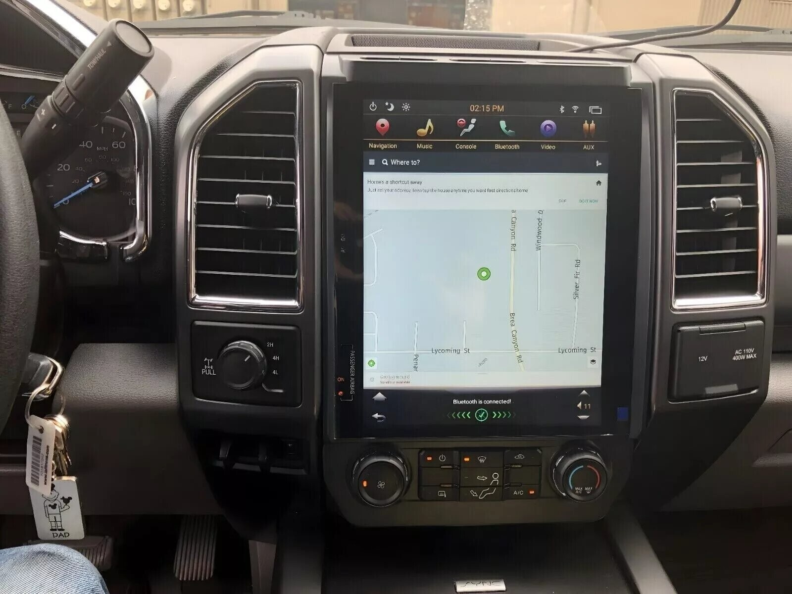 12.1”Car Android 14 GPS Player CarPlay Stereo For FORD F150 F250 F350 2015-2020