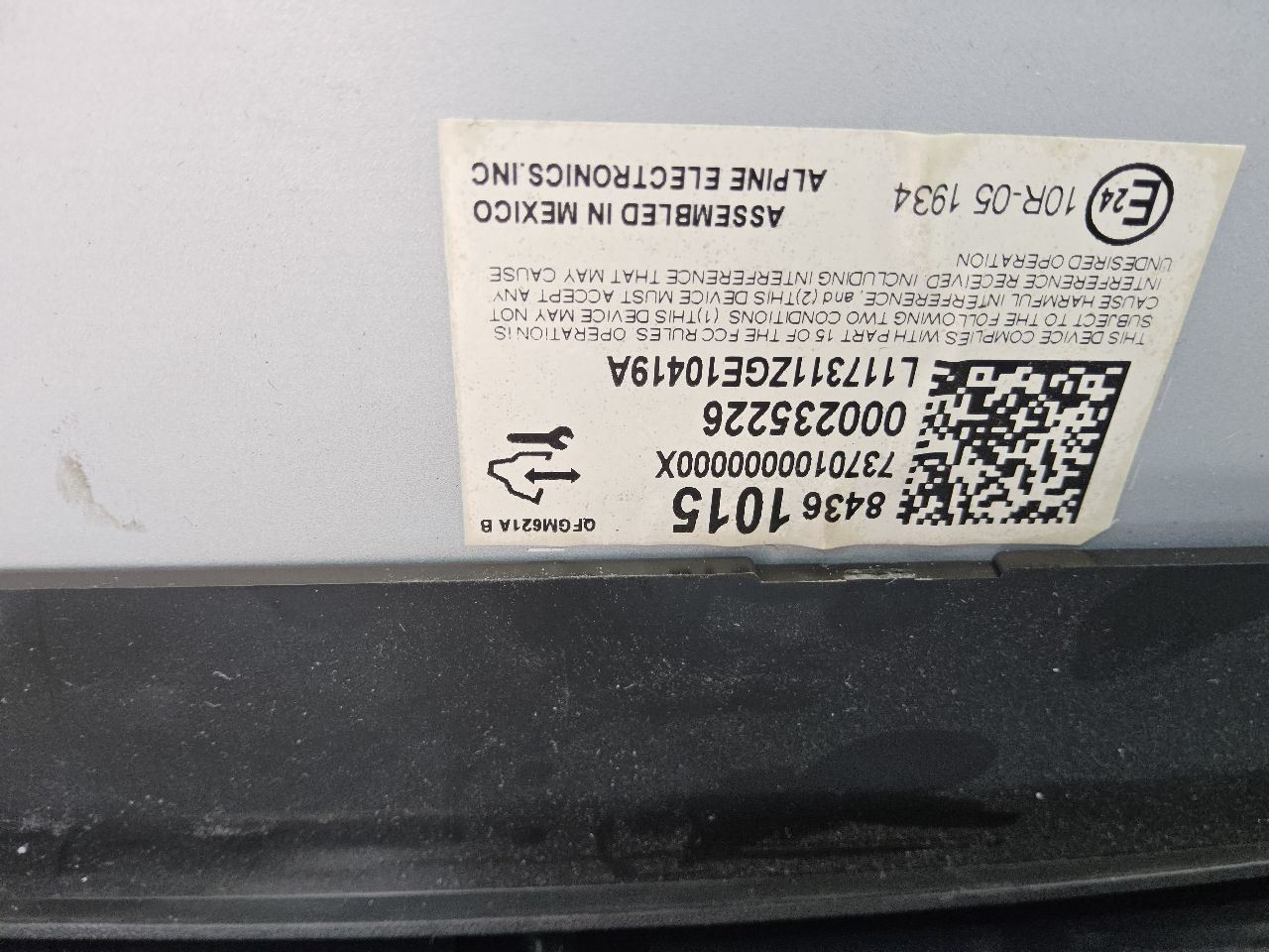 2018-2021 Chevrolet Traverse Radio Receiver Opt IO5 or IO6