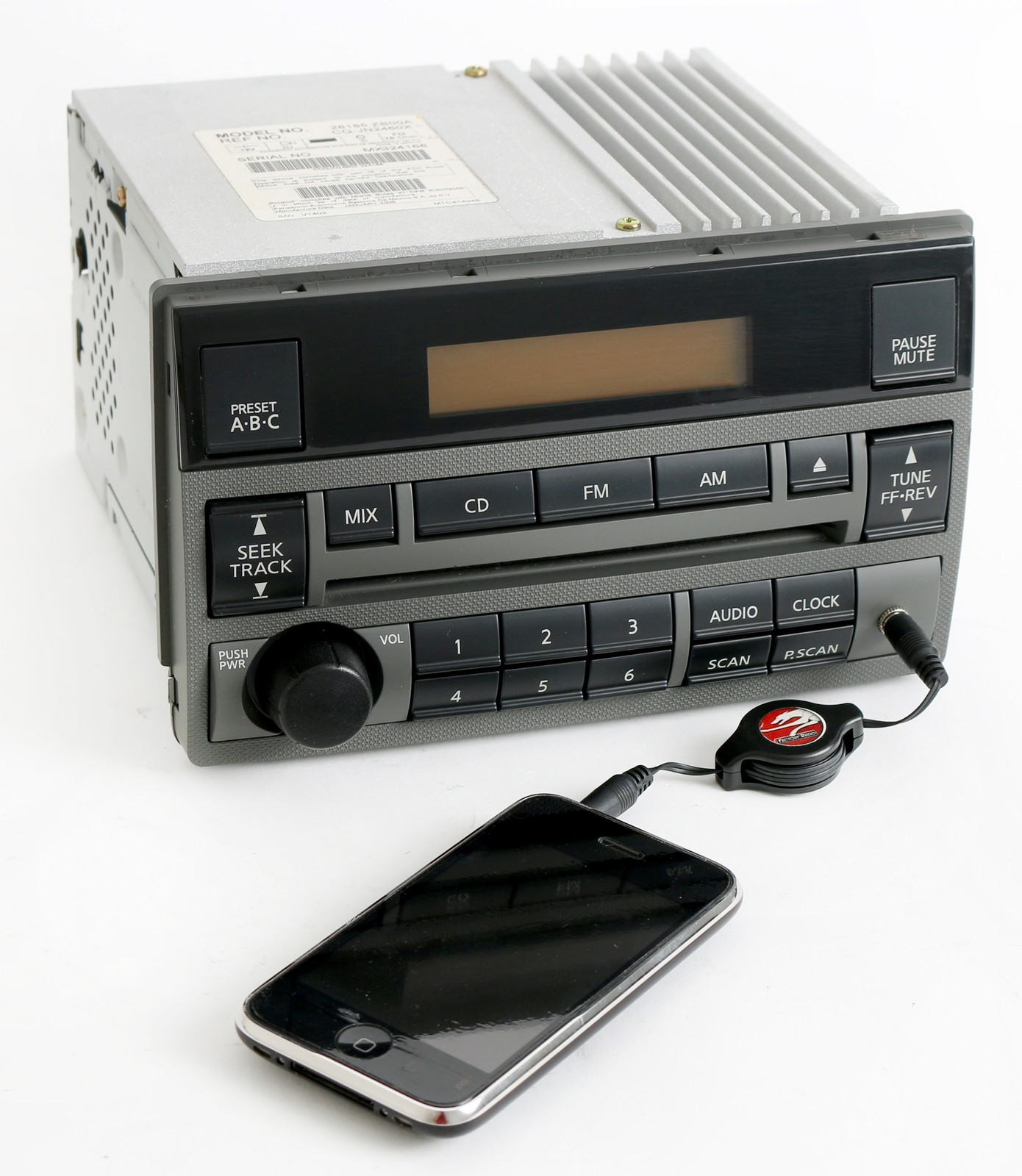 Nissan 2005-06 Altima Frost Radio AM FM CD w Aux 28185ZB00A – Standard Vol Ctrl