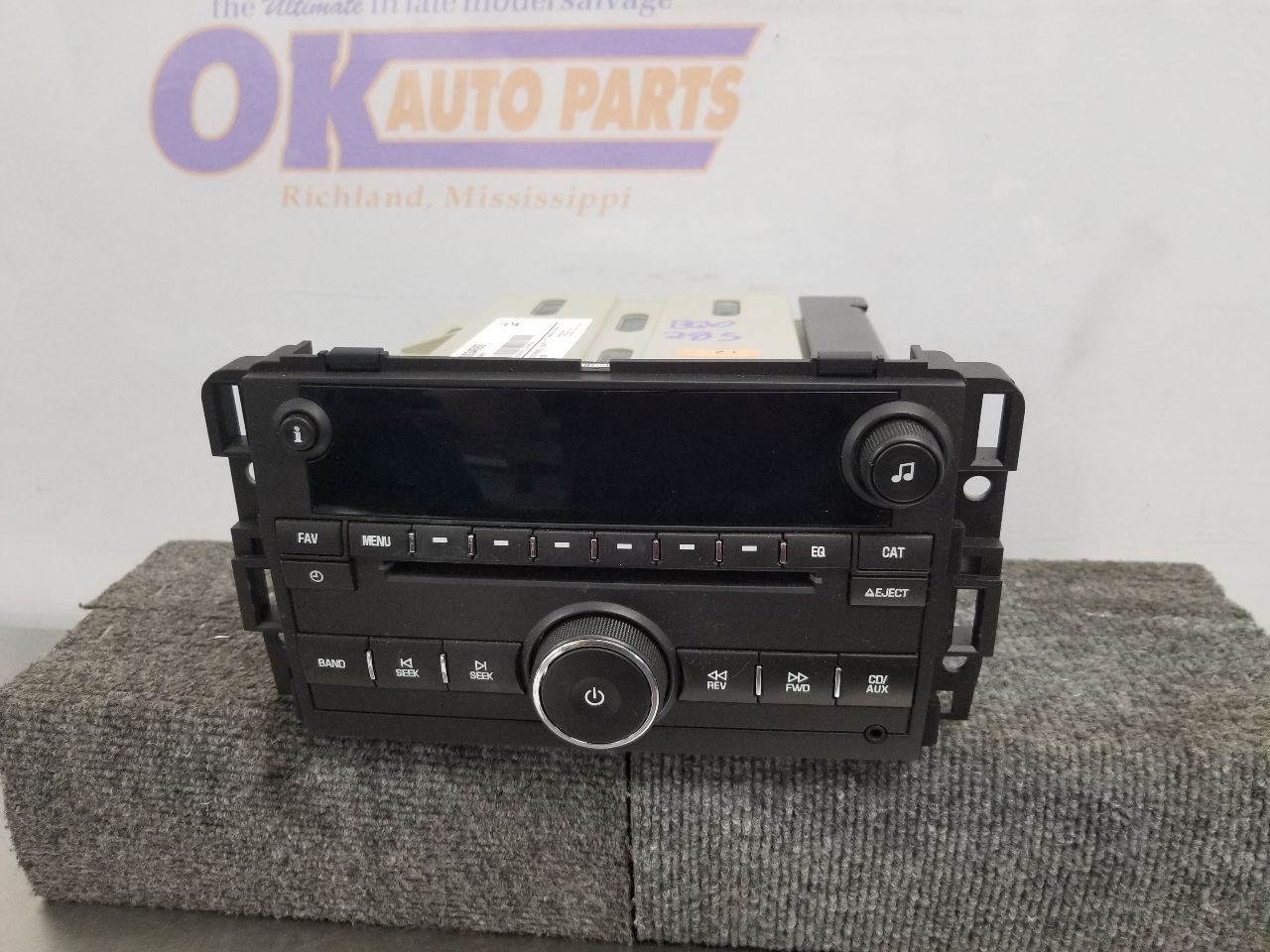 12 GMC SIERRA 1500 SLE 4X2 5.3L RADIO AUDIO 20934593 OEM