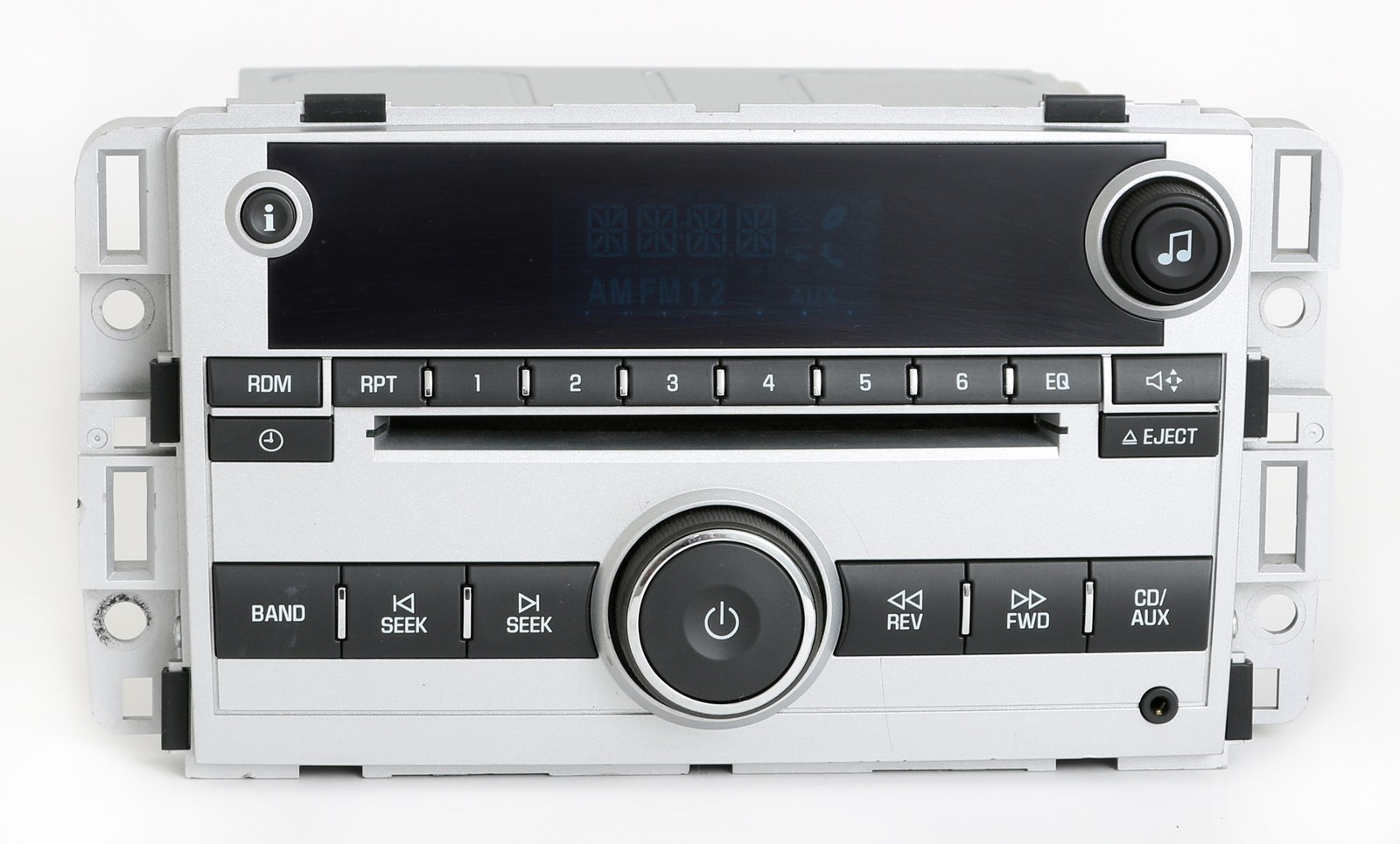 2008 Chevrolet Equinox Radio AM FM CD Player w Auxiliary Input 25956995 Silver