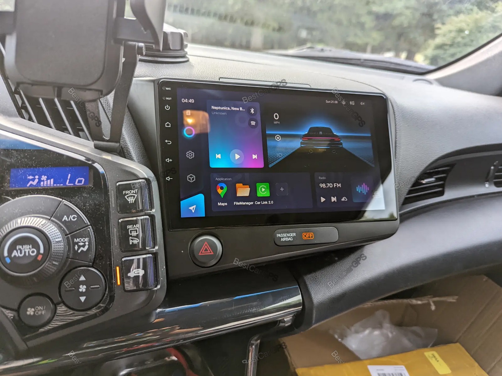 Android 15 CarPlay Stereo touch screen Radio GPS Navi For Honda CRZ CR-Z 2010-16