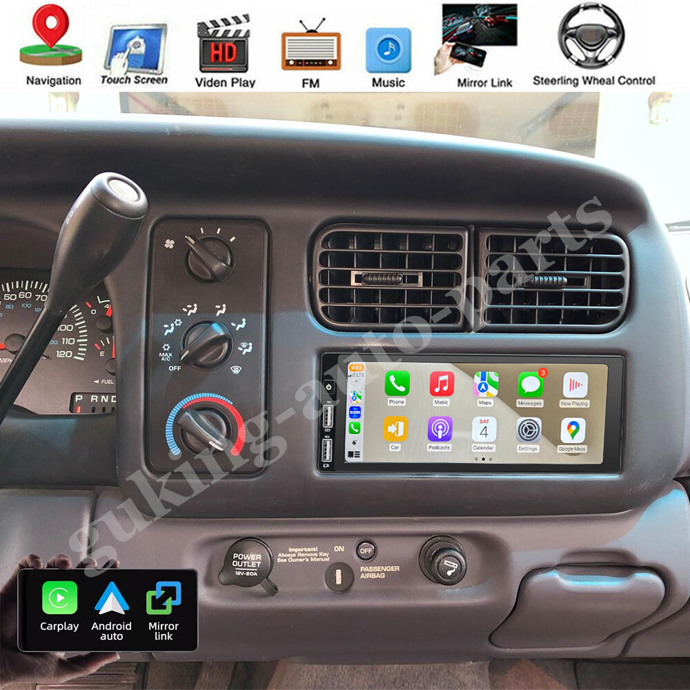 Para 1987-2000 Dodge Dakota reproductor de Radio estéreo para coche Carplay GPS