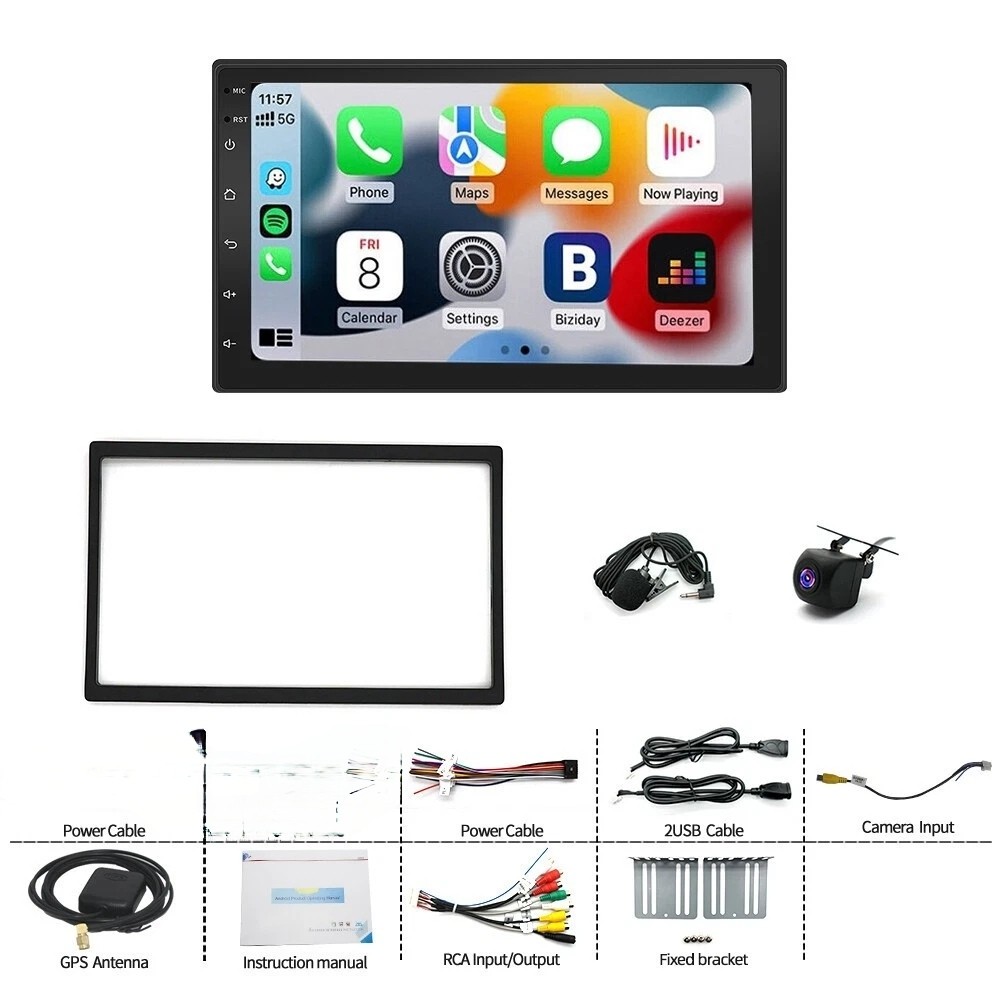 For Toyota Tacoma 1995-2004 Wireless CarPlay Android 15 Car Radio Stereo WiFi