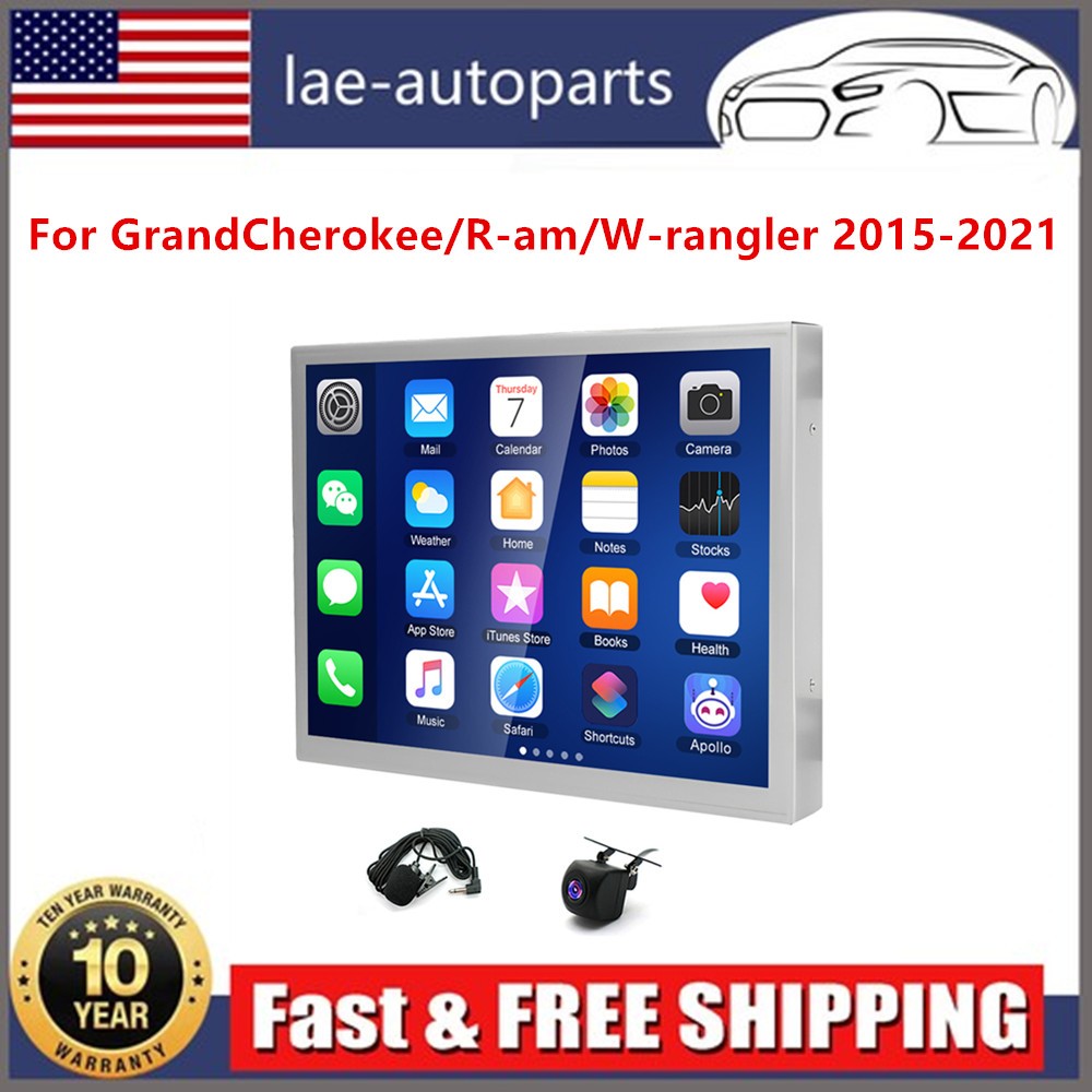 For RAM 1500 2500 3500 15-21 8.4″ Car Stereo Radio Android 14 Carplay GPS Navi