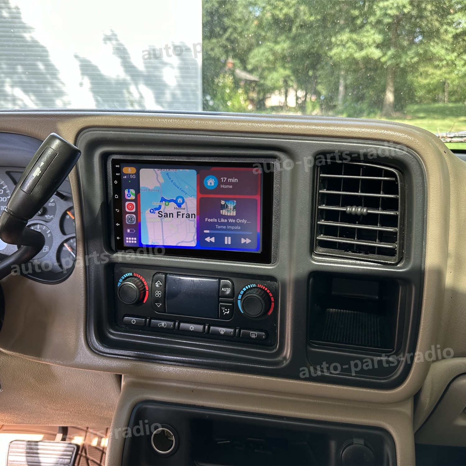 Plug & Play For 2003-2005 GMC Yukon XL 1500 2500 Android 13 CarPlay Radio GPS 7“