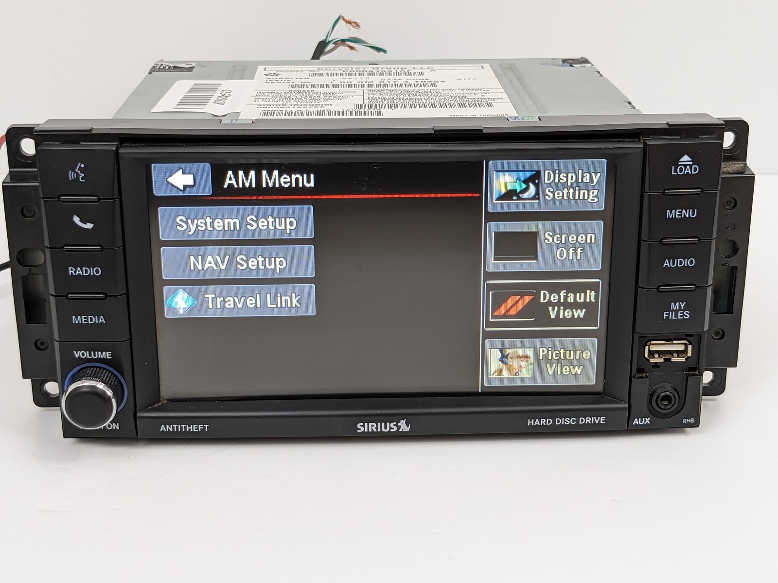 13-19 Grand Caravan Navigation Radio Player Display Screen OEM RHB P05091331AF
