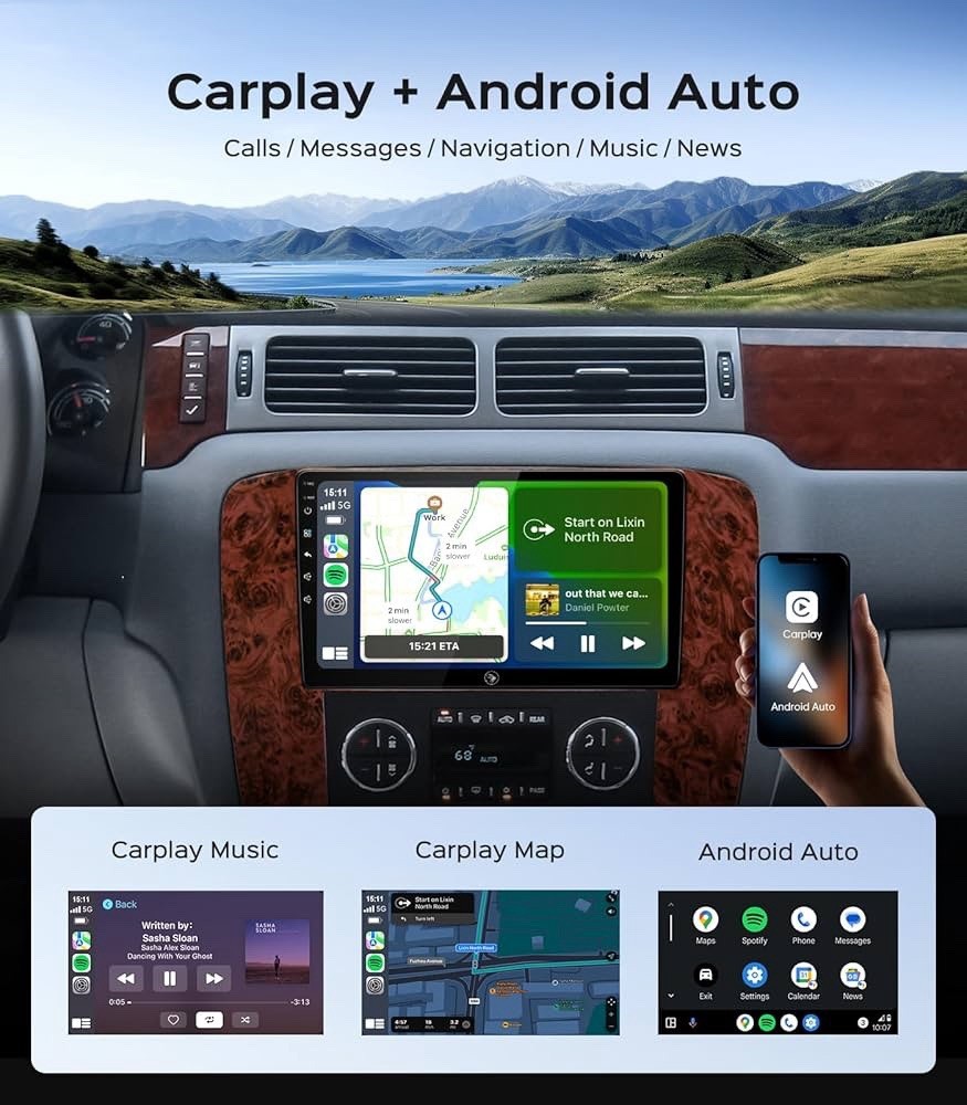 Car Radio Stereo for Chevy Silverado Tahoe Suburban GMC Yukon Sierra 2007-2013