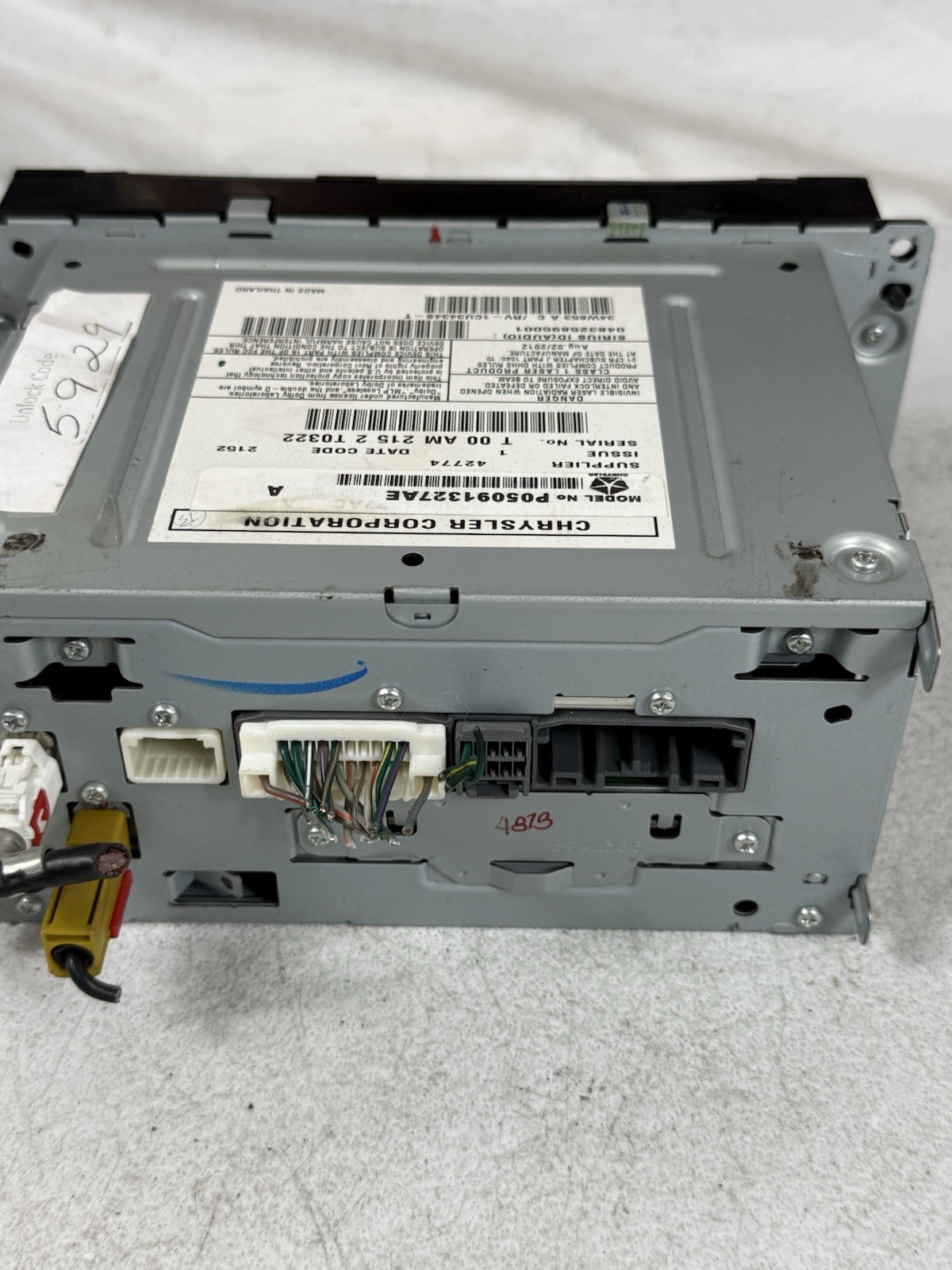 Jeep Dodge Chrysler MyGig CD DVD Radio High RBZ Wrangler Caravan Ram UCONNECT