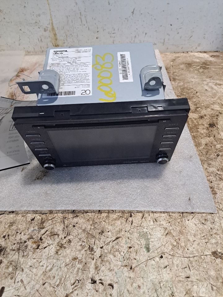 2018 Sienna Stereo Radio Display & Receiver,8614008120 Sku#4367974