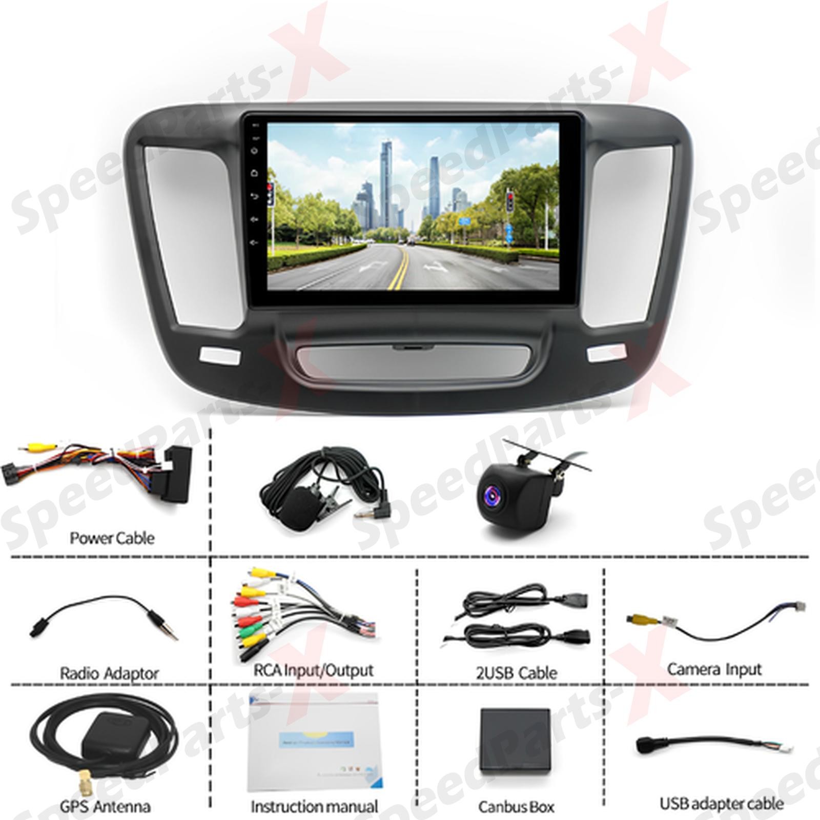 Carplay Car Stereo Radio Android 14 For Chrysler 200 200C 200S 2015-2019 4+64GB