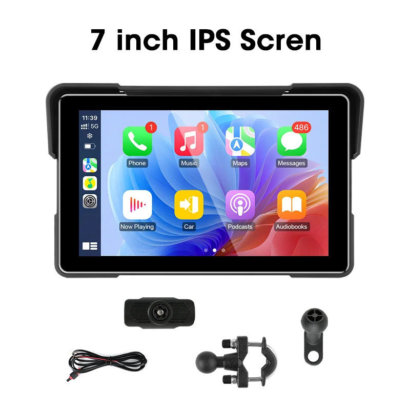 5/6.86/7/8.1 inch Digital Motorcycle Dashboard Motorcycles Carplay GPS