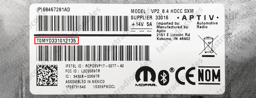 ✅DODGE CHALLENGER CAR RADIO ANTI-THEFT UNLOCKING PIN CODE FOR ALL MODELS✅