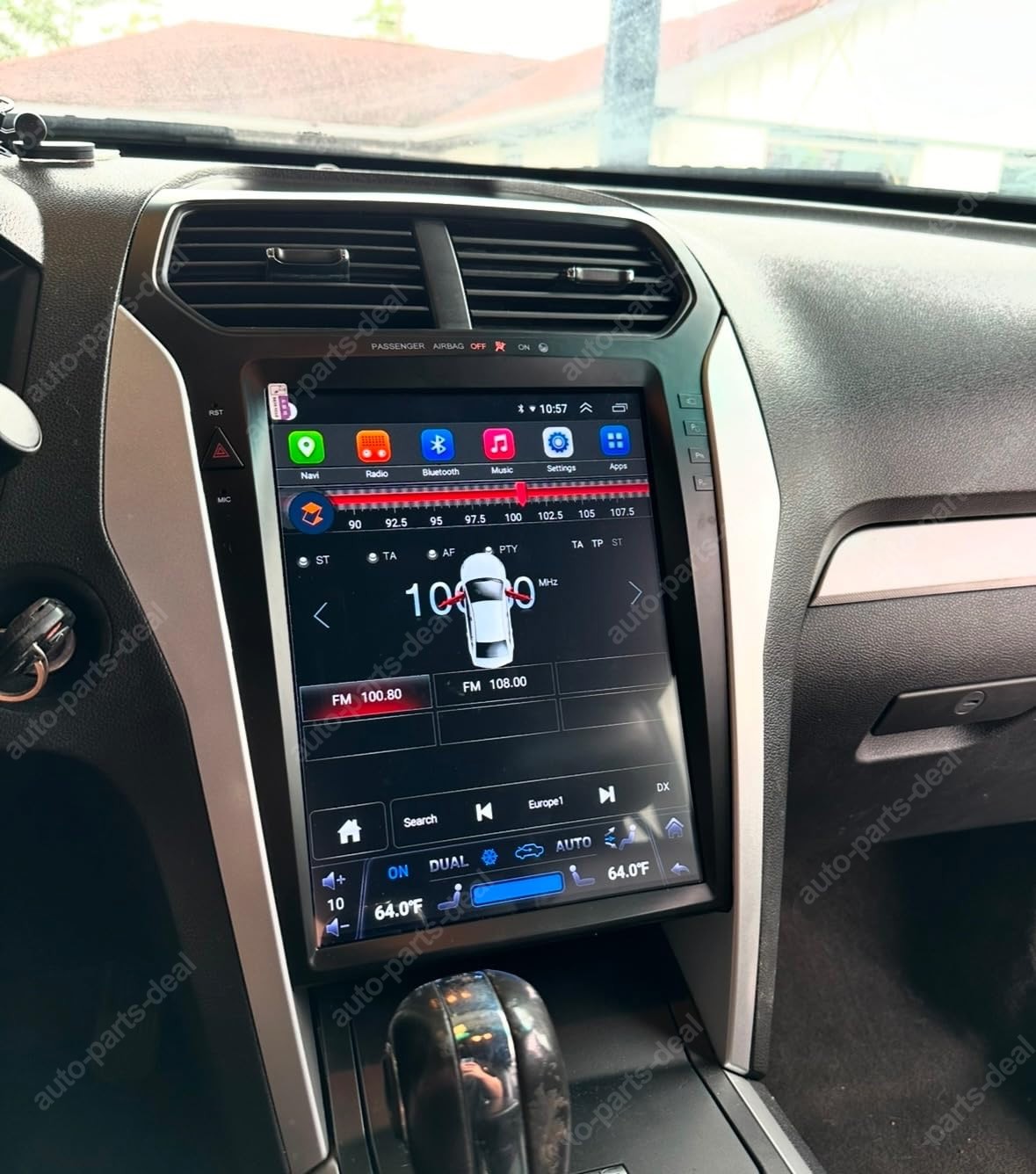 4+64G For 2011-2019 Ford Explorer Android 15 Carplay 8 Core Car Stereo Radio GPS