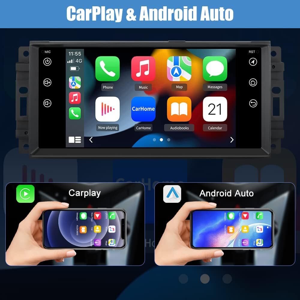 For 2011-2014 Chrysler 200 Apple CarPlay Android 13 Car Stereo Radio GPS SWC 32G