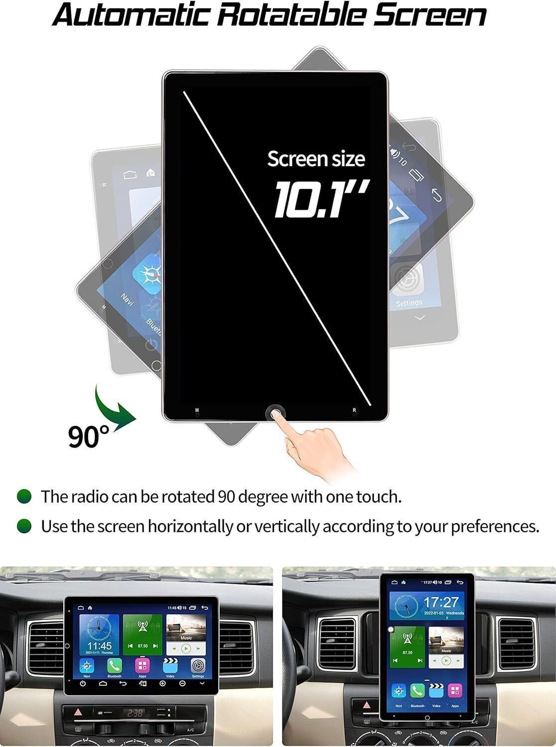 4+64G For Toyota Sequoia 2001-2007 CarPlay Car Radio Stereo Android 14 GPS Navi
