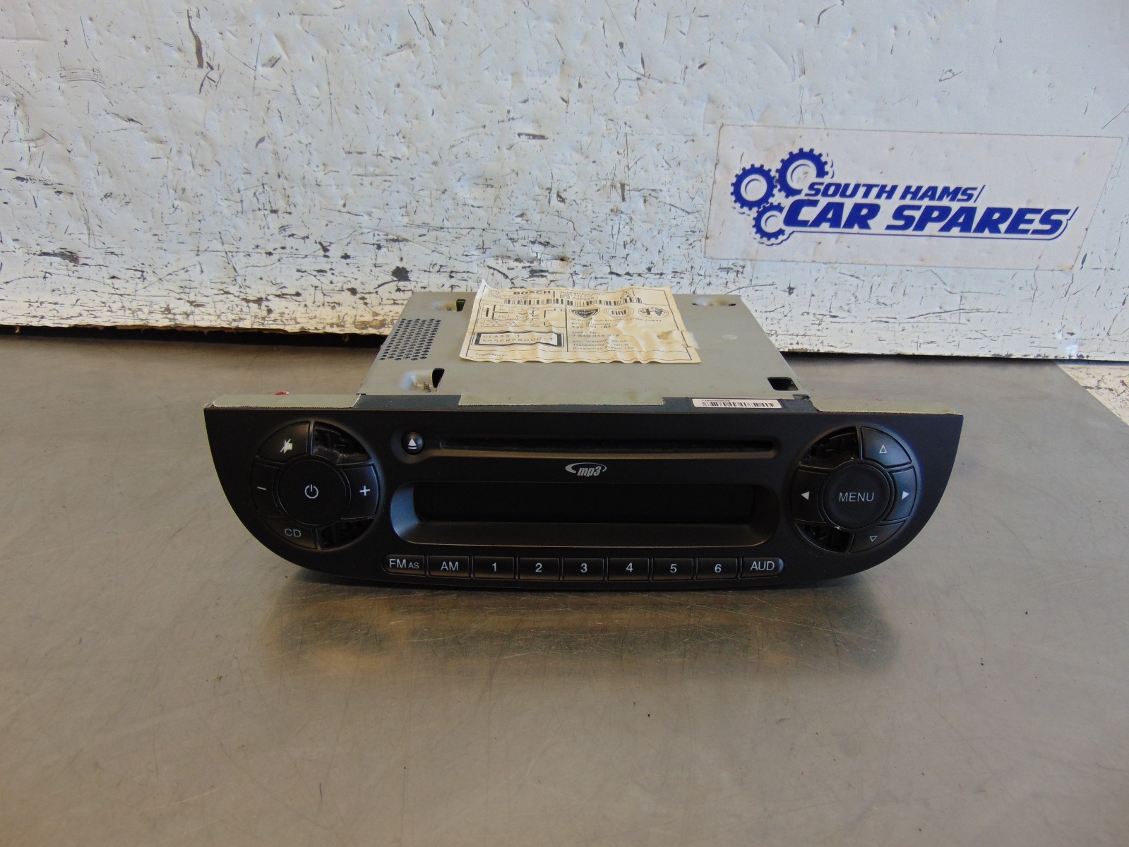 Fiat 500 Stereo Head unit 07-16 CD Player Radio Black 7355341840