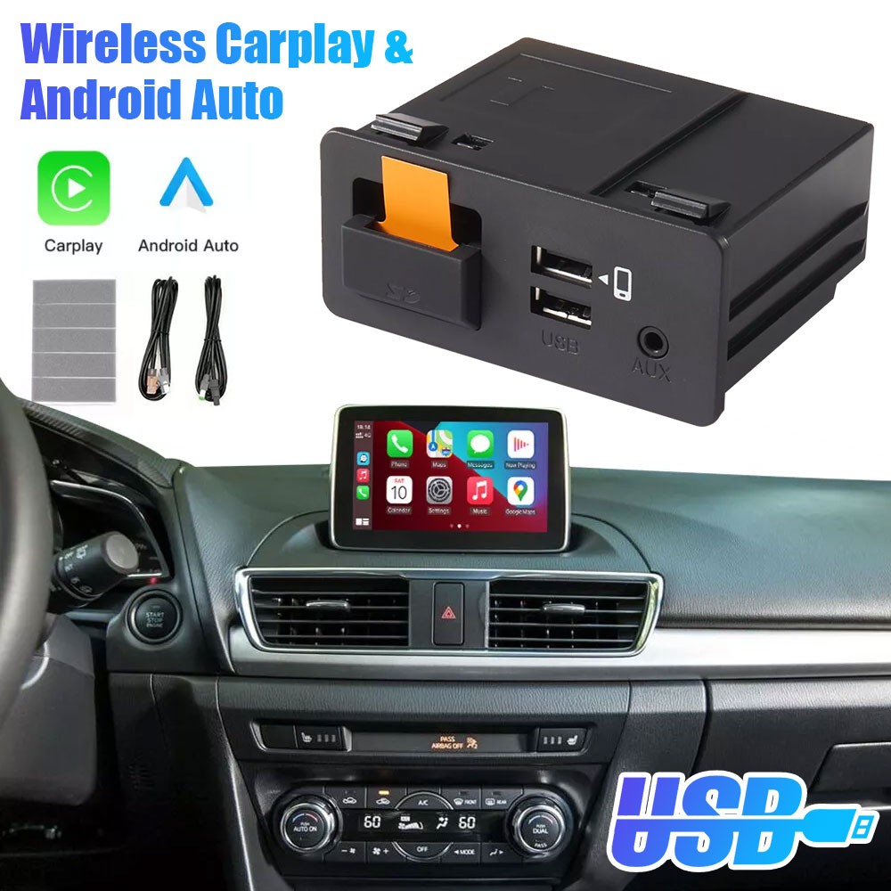Wireless/Wired Type-C Mazda Android Auto Fit for Mazda 3 Mazda 6 CX3 CX5 CX9 MX5