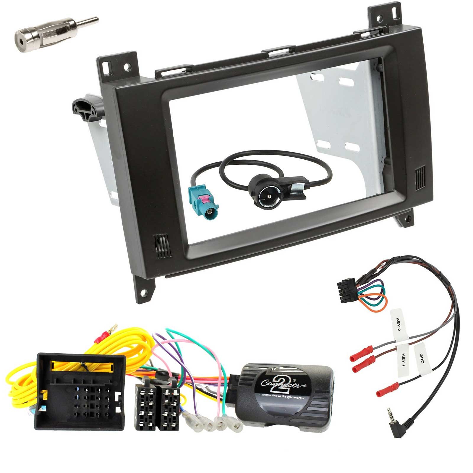 Kenwood DAB USB Bluetooth 2DIN Steering Wheel Car Stereo for Mercedes Vito W447 Audio 10