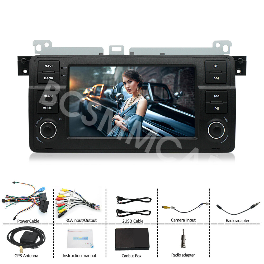 7in Car Multimedia Player WIFI FM/RDS SWC Fit For BMW E46 3 Series M3 1998-2006